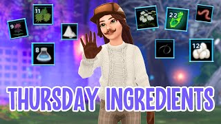 ALL THURSDAY CAULDRON INGREDIENT LOCATIONS FOR A FREE CAT: Horse Hair, Ashes, Moss, Wiggly Worm...