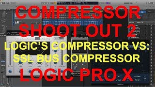 COMPRESSOR SHOOT OUT 2: Logic pro X