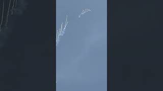 Royal Saudi Air Force F-15 Dropping Flares