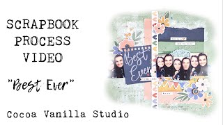 Scrapbook Process: &quot;Best Ever&quot; | Storyteller collection | Sue Plumb