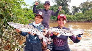 Esse dia ficou na história, o peixe estava em um poço que nem imaginava, pescaria com @casalwk2279