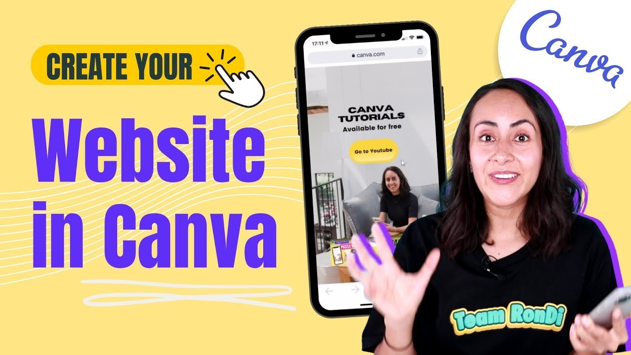 How to Create a WEBSITE in Canva for FREE - YouTube