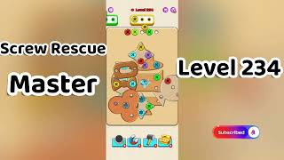 Screw Rescue Master Level 234 Walkthrough 🔩🧩 | Go Answer