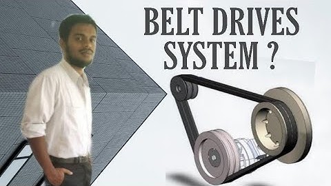 Belt Drives systems?🤔