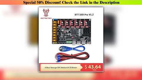 Review BIGTREETECH SKR PRO V1.2 32Bit Control Board 3D Printer Parts SKR V1.3 RAMPS 1.4 A4988 TMC22