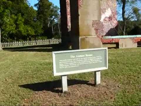 Travel Virginia: Historic Jamestown Settlement - ruins of the Ambler House