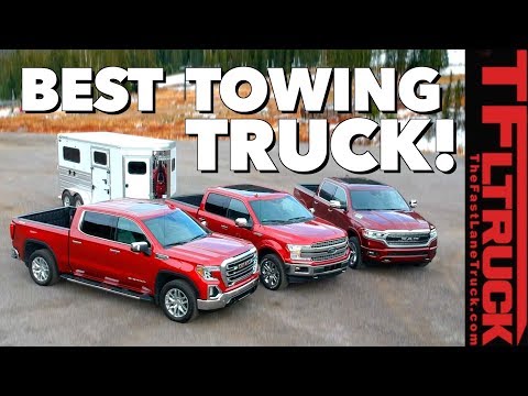 Best Half-Ton Towing Truck! Ford F-150 vs GM 1500 vs Ram 1500 vs World's Toughest Towing Test