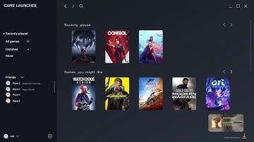 Game Launcher App UI/UX in Adobe XD (Speed Art)