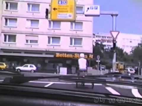 Autofahrt durch Pforzheim 1986 Teil1