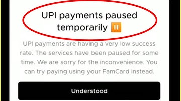 Fampay UPI Payments Paused Temporarily | Fampay UPI Service Down Problem Fix