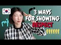 3 Basic Ways to Show Respect in Korea!