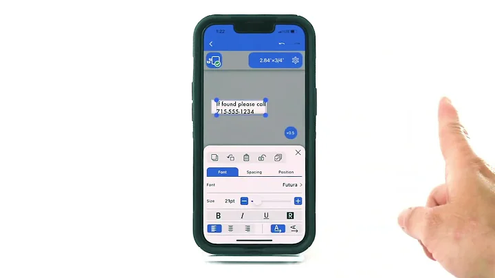 Epson's Label Editor Mobile: Making Your First Label with Epson's FREE Mobile App