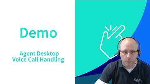 Webex Contact Center Enterprise Demo Video 2/4: Overview AgentDesktop