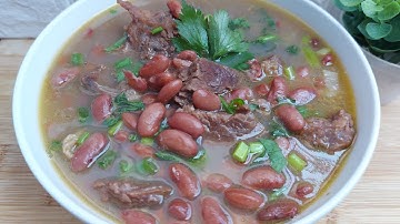 Resep Sup Brenebon (Kacang merah)