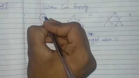 Children Sum Property of Binary Tree