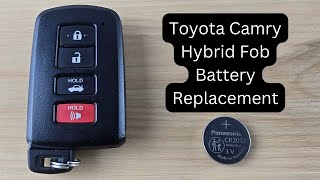 How To Replace Toyota Camry Hybrid Remote Key Fob Battery 2012 How To Replace Toyota Camry Hybrid Remote Key Fob Battery 2012