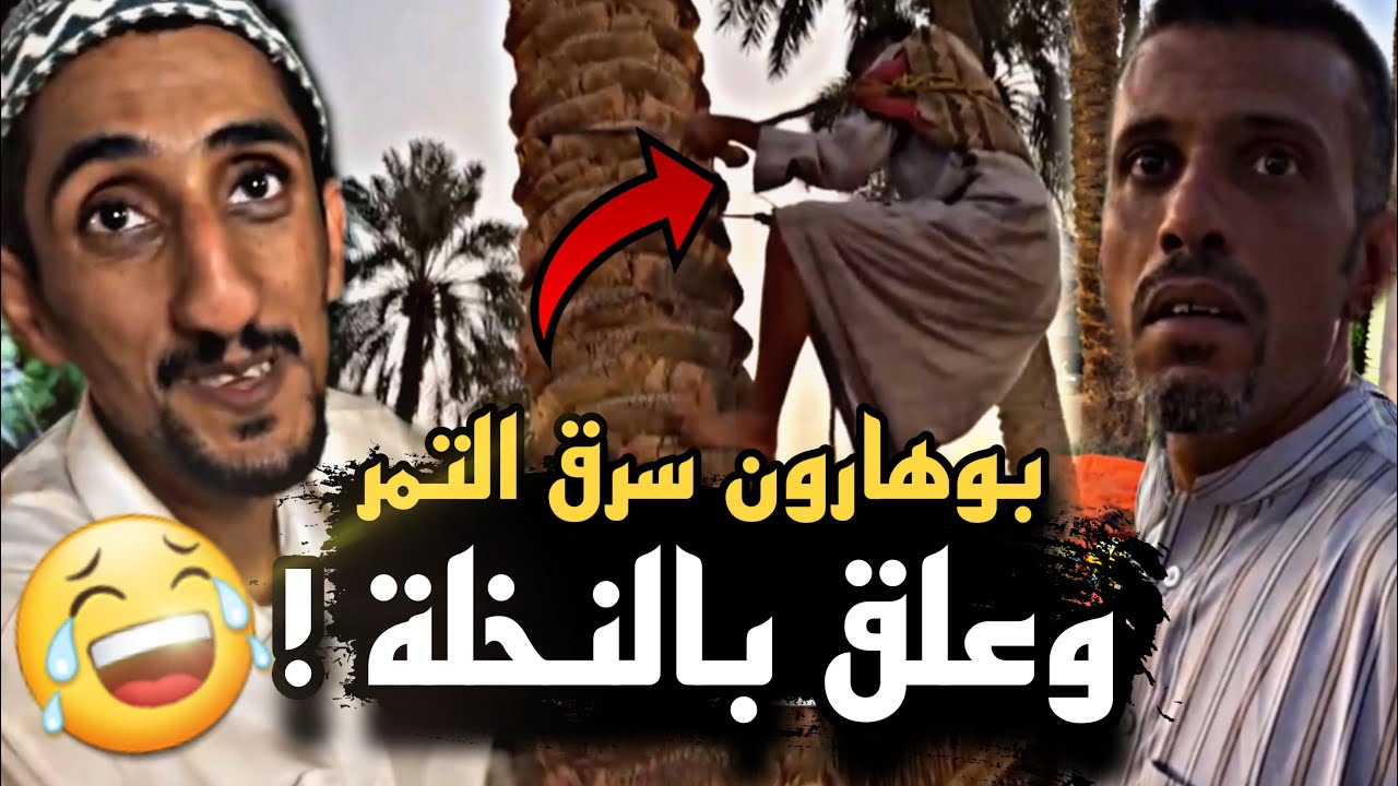 بوهارون سرق التمر وعلق فوق النخلة 🤣🔥 | سنابات حسين البقشي | علي الشهابي | بوحسين الحساوي