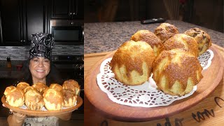 MAGDALENAS DE NARANJA C/ MONTAÑITA/COPETE Y CON TODOS LOS TRUCOS!! ORANGE MUFFINS SPONGY AND PLUMS.