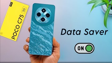 Poco C75 Data Saver Settings ⚡ Poco C75 me Data Saver Kaise On Kare