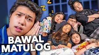 LAST To SLEEP Wins CASH PRIZE! (Bawal Matulog haha!) | Ranz and Niana