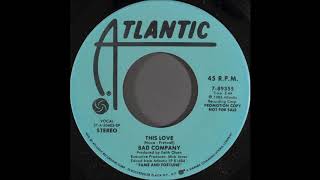 Bad Company - This Love (single mix) (1986)