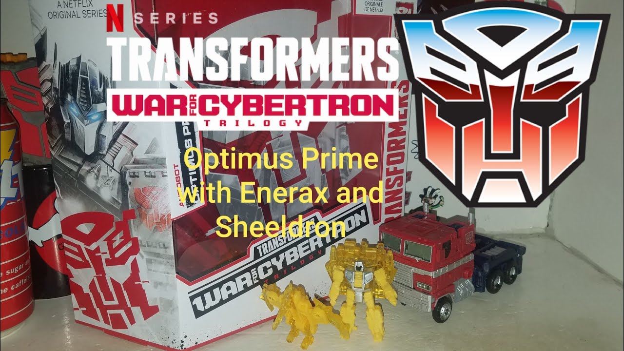 Transformers Netflix Optimus Prime with Enerax and sheeldron - YouTube