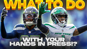 Football 🏈  Team Eyeland DB Tips & Tricks || What to do with your Hands in Press!? (Must Watch)