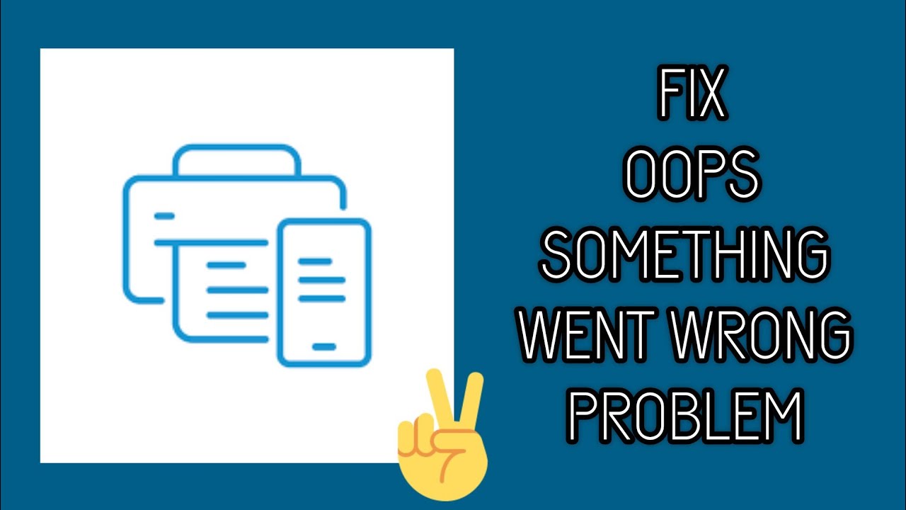 Fix HP Smart App 'Oops Something Went Wrong' Problem|| TECH SOLUTIONS BAR