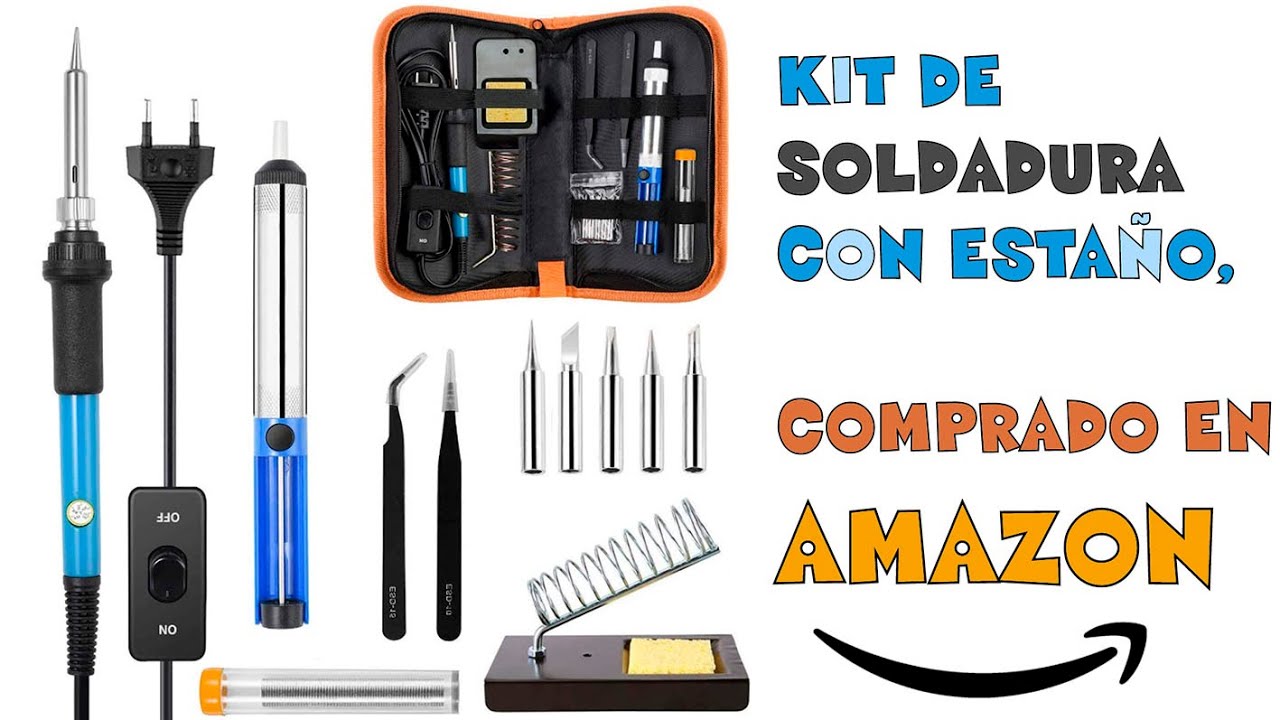 Kit de Soldadura, Soldador de Estaño comprado en . PITCH PULSE con  Bolsa de Herramientas. 