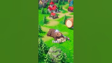 Lords Mobile: Giant Bear vs Log #lordsmobile #viralshort
