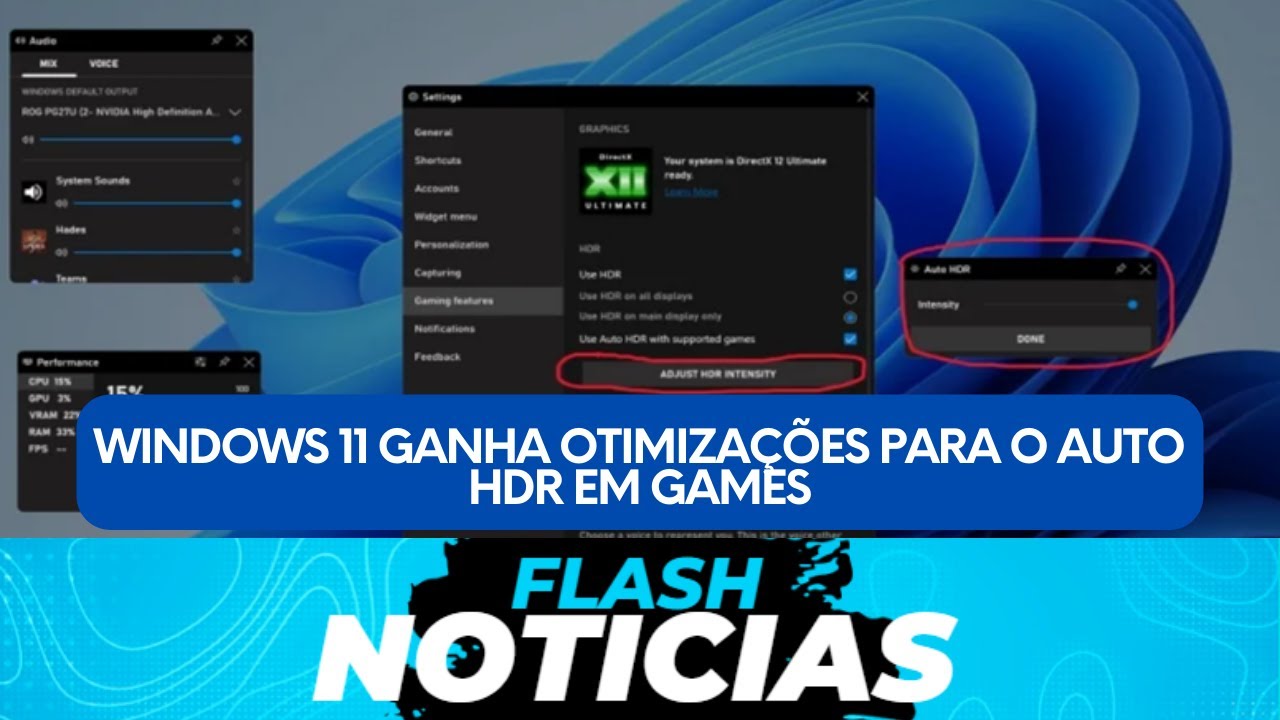 Windows 11 melhora gráficos de jogos com Auto HDR e DirectStorage –  Tecnoblog
