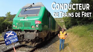 En immersion avec un conducteur de train de fret