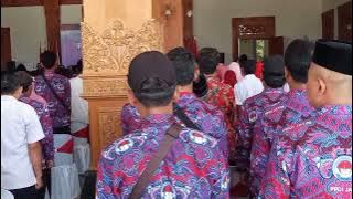 MENYANYIKAN LAGU INDONESIA RAYA DAN HYMNE PPDI‼️PELANTIKAN PENGURUS PPDI KABUPATEN MADIUN 2024-2029