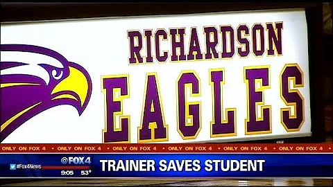 Athletic trainer saves N. TX teen's life