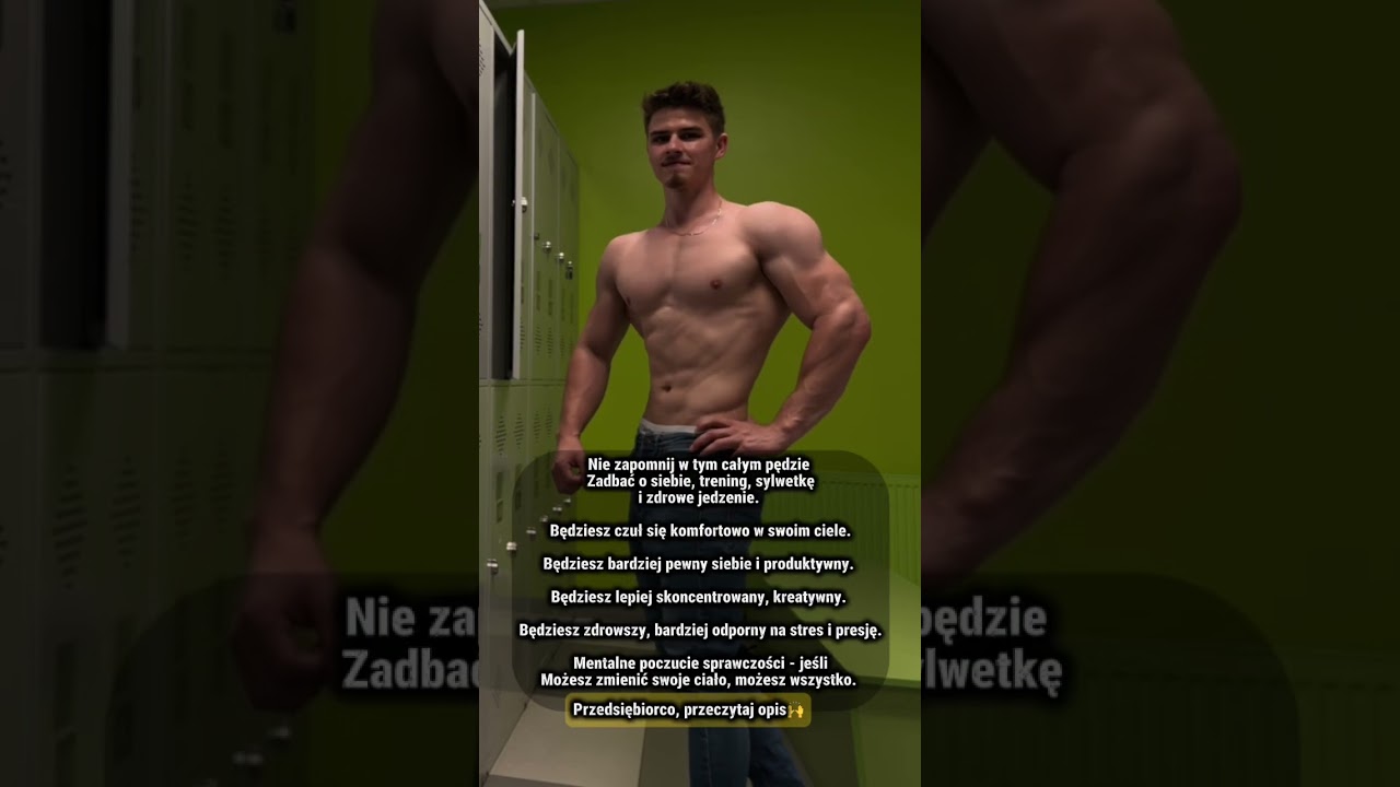 Przedsiębiorco DBAJ O Siebie! #business #biznes #sylwetka #dieta #trening #zdrowie #trener