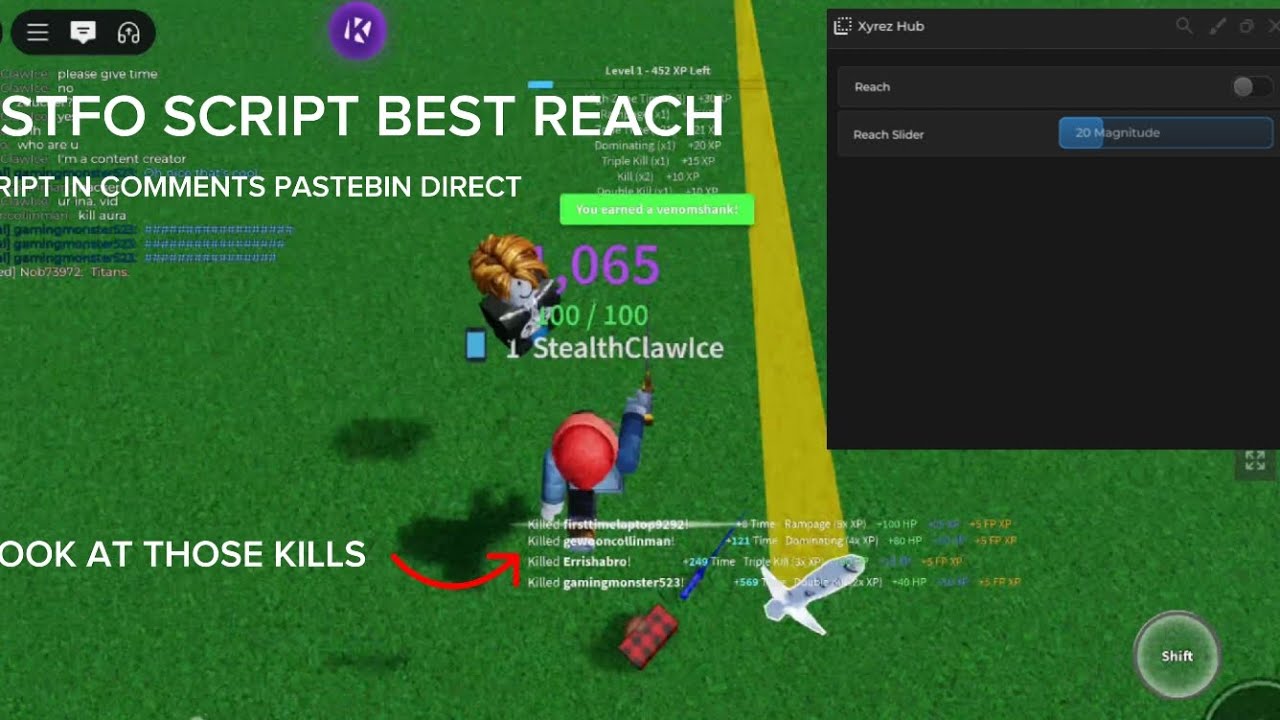 BEST STFO SCRIPT REACH OP PASTEBIN DIRECT - YouTube
