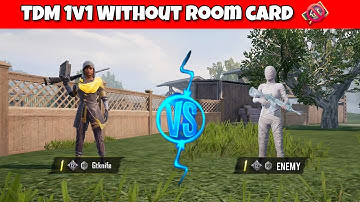 1v1 Tdm Without using room card 🥵  | 3.8 Update Best feature |