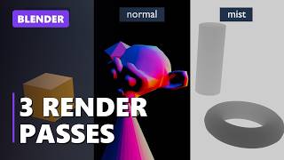 Blender: One render, three passes - beauty, normals and mist | MifBridge