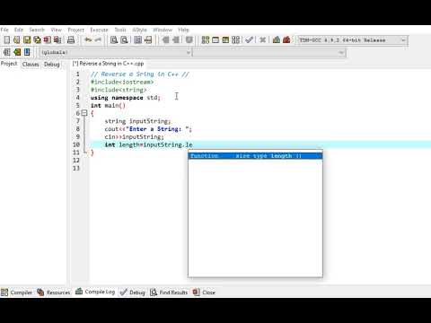 Reverse String in C++ | Program To Reverse String in CPP #string #cpp #reverse #programming #fyp