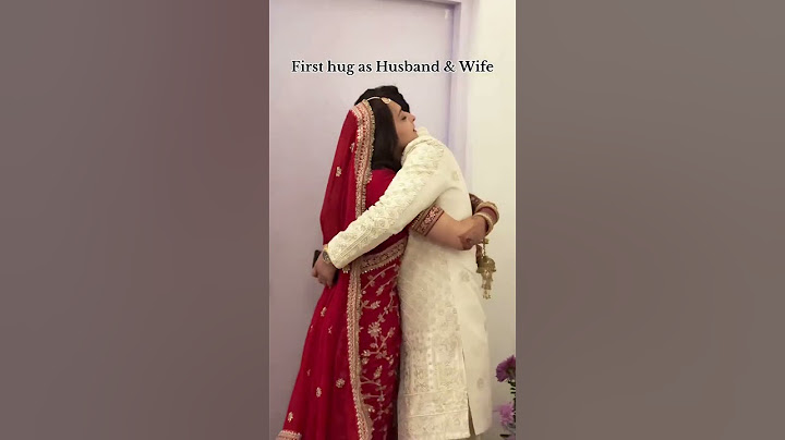 First hug as husband wife 🧿❤️ #love #missyou #weddingcouple #husbandwifelovesong #youtubeshort#viral