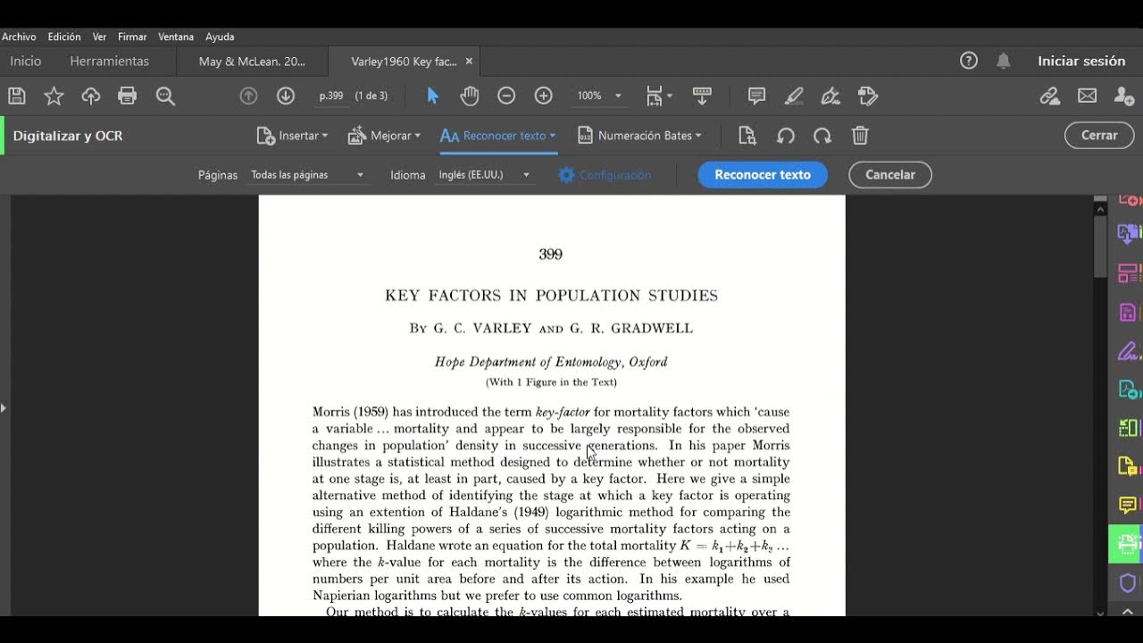 Editar texto e imágenes para traducir pdf Adobe Acrobat YouTube