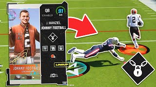 They Added Johnny Manziel to Madden! He's a Cheat Code!