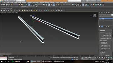 Basic rail track modeling tutorial 3Ds Max 2017