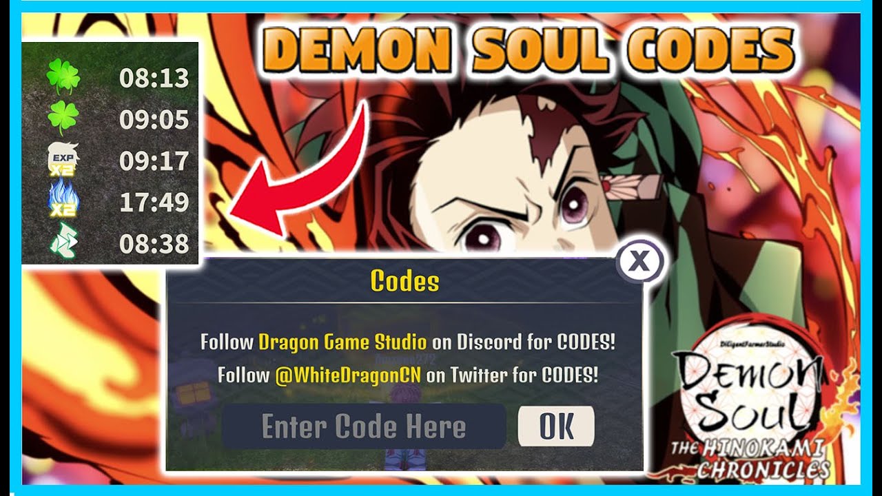 FINALLY NEW DEMON SOUL CODES Roblox Demon Soul Codes 