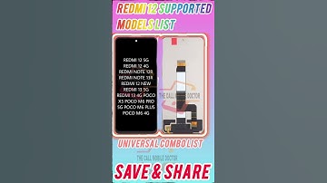 📱 Redmi 12 5G Universal Combo – High Quality & 100% Tested ✅