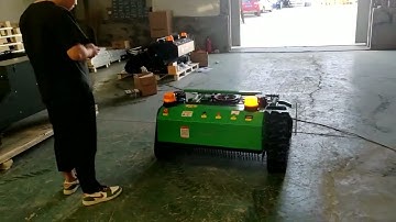 Experience Freedom in Mowing with the RC track-mounted slope grass trimming machine