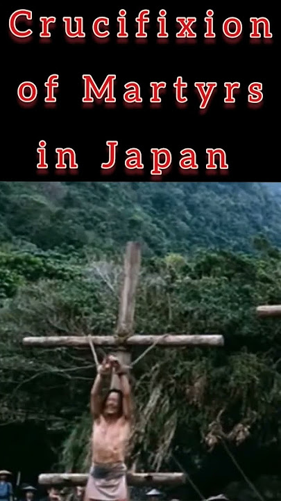 Crucifixion of Martyrs in Japan - #crucified #martyr #missionaries