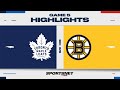Nhl game 5 highlights  maple leafs vs bruins  april 30 2024