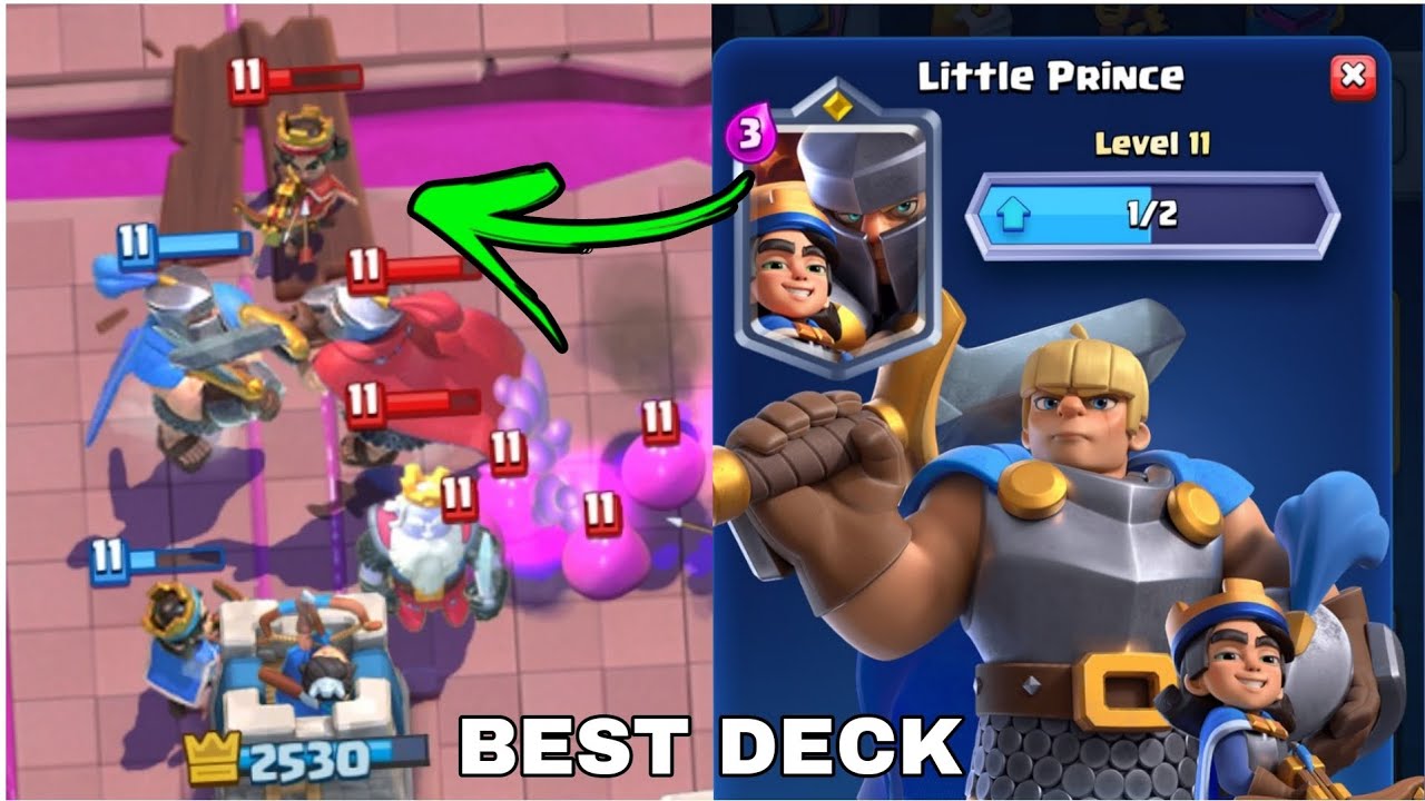 The *NEW* BEST LITTLE PRINCE deck in Clash Royale! #clashroyale #bestd, Clash  Royale