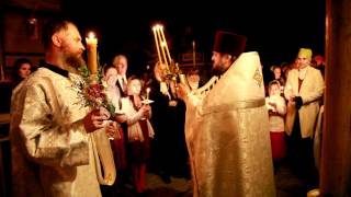 EASTER IN THE HOLY TRINITY RUSSIAN ORTHODOX CHURCH IN VANCOUVER